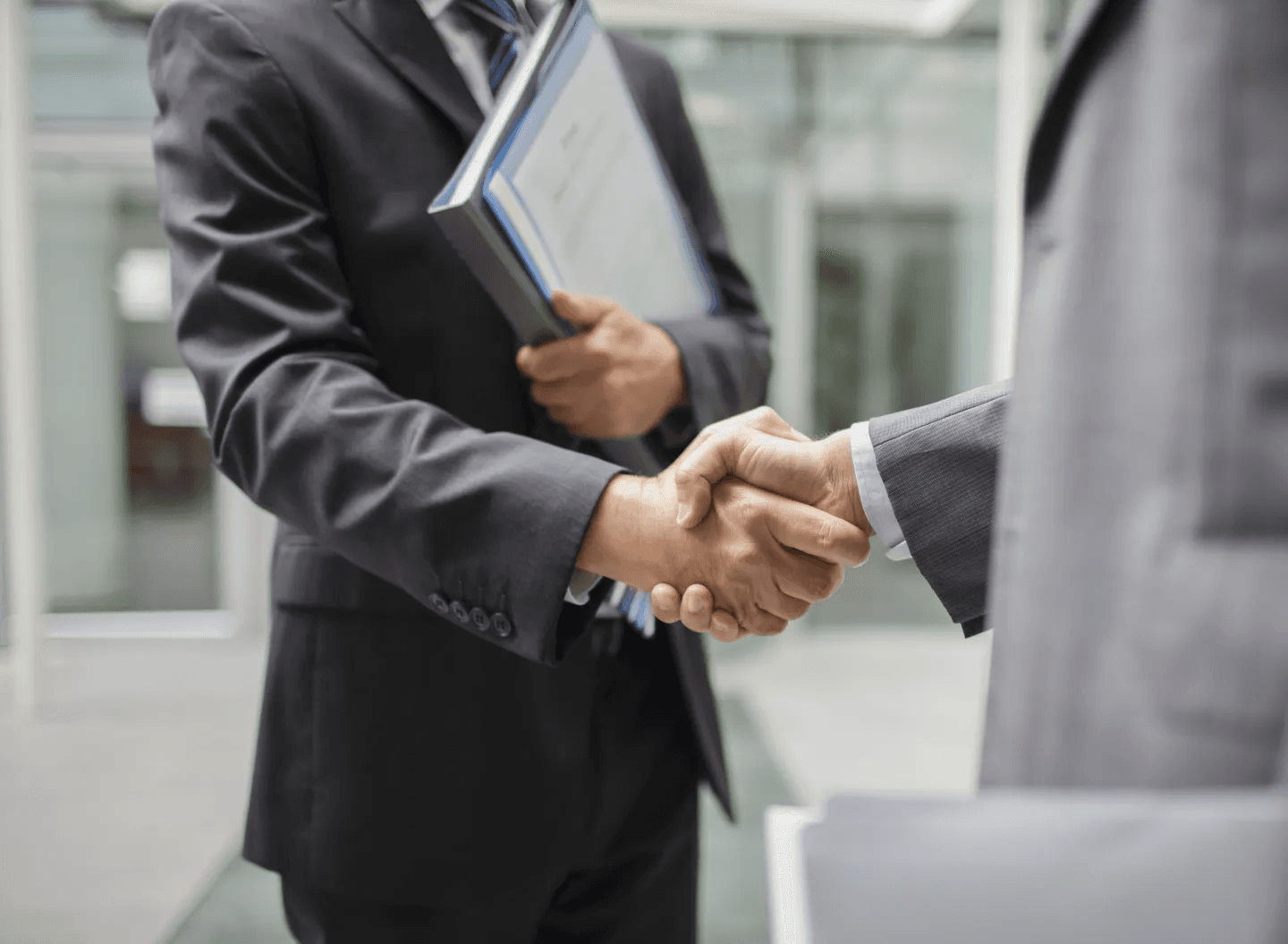 Business handshake