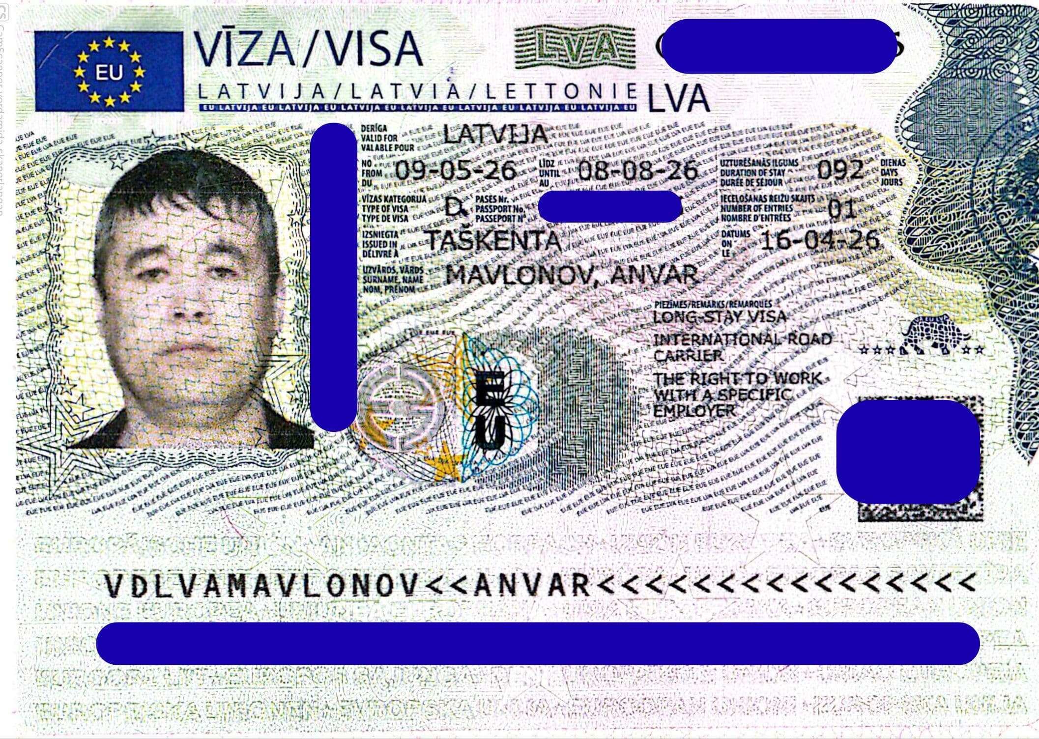 Anvar Mavlonov, Latviya