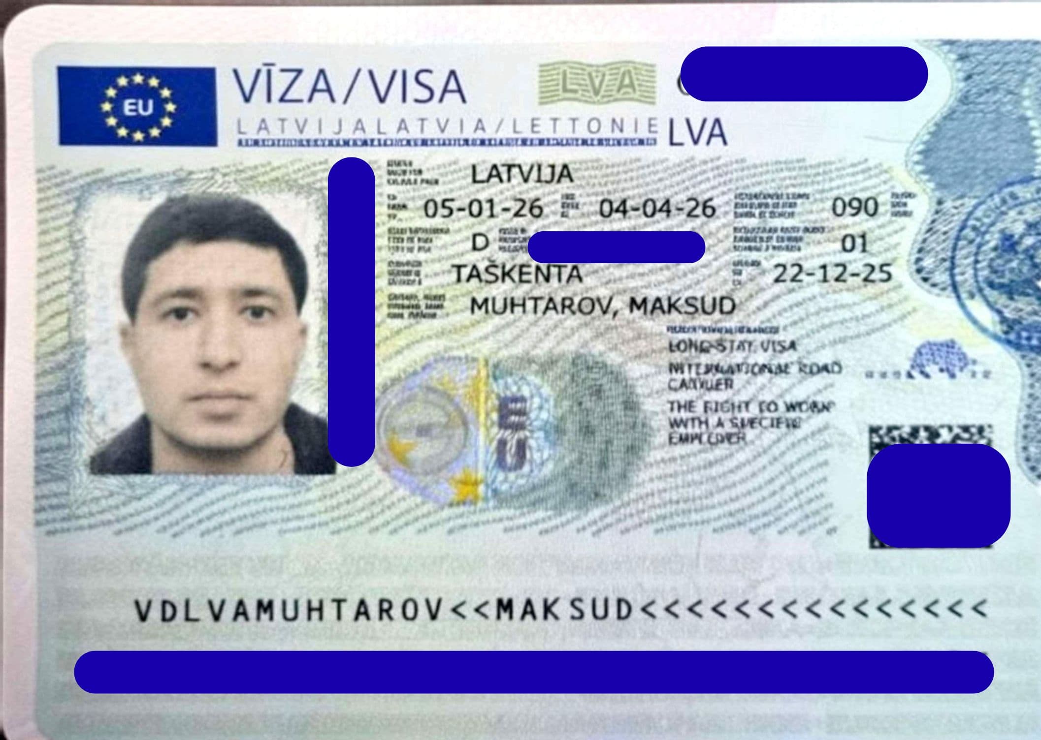 Maksud Mukhtarov, Latviya