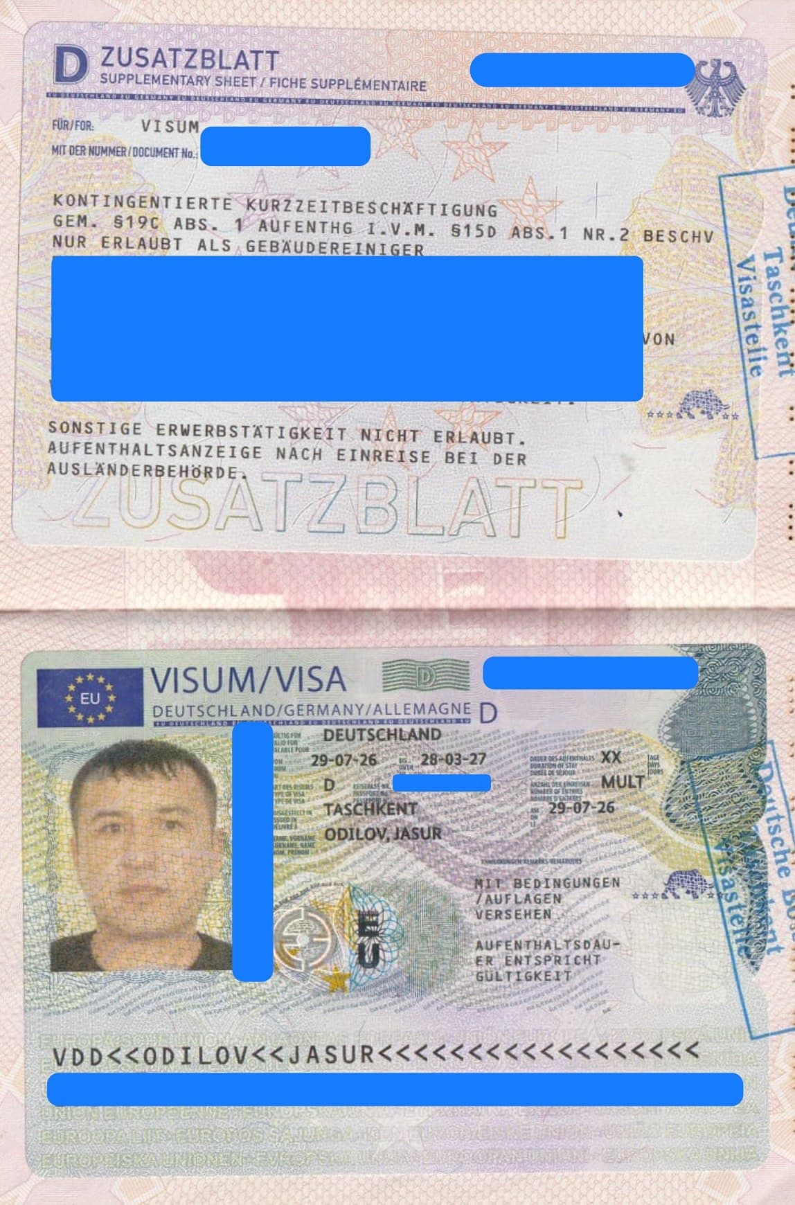 Jasur Odilov, Germaniya