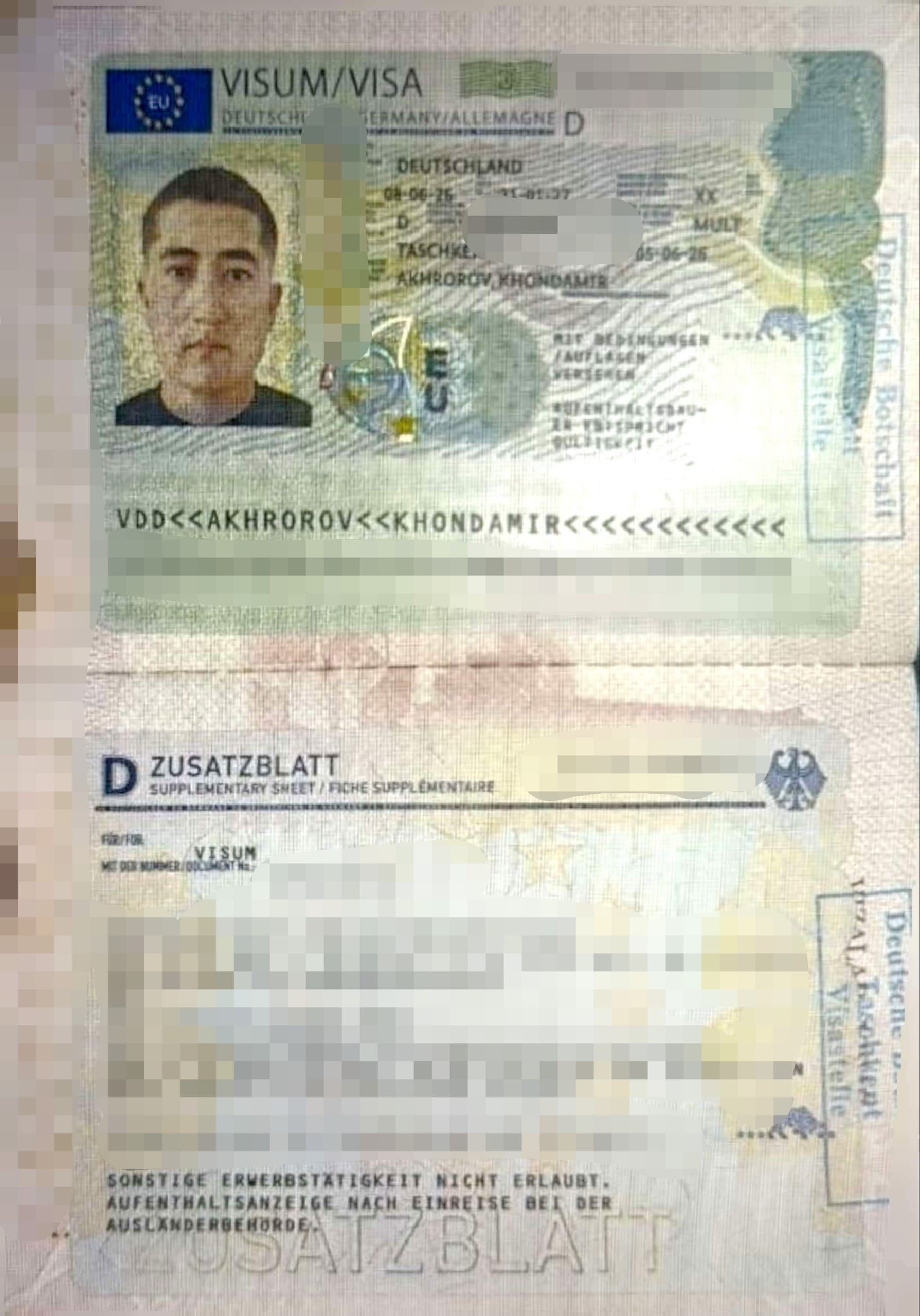 AKHROROV KHONDAMIR, Germaniya