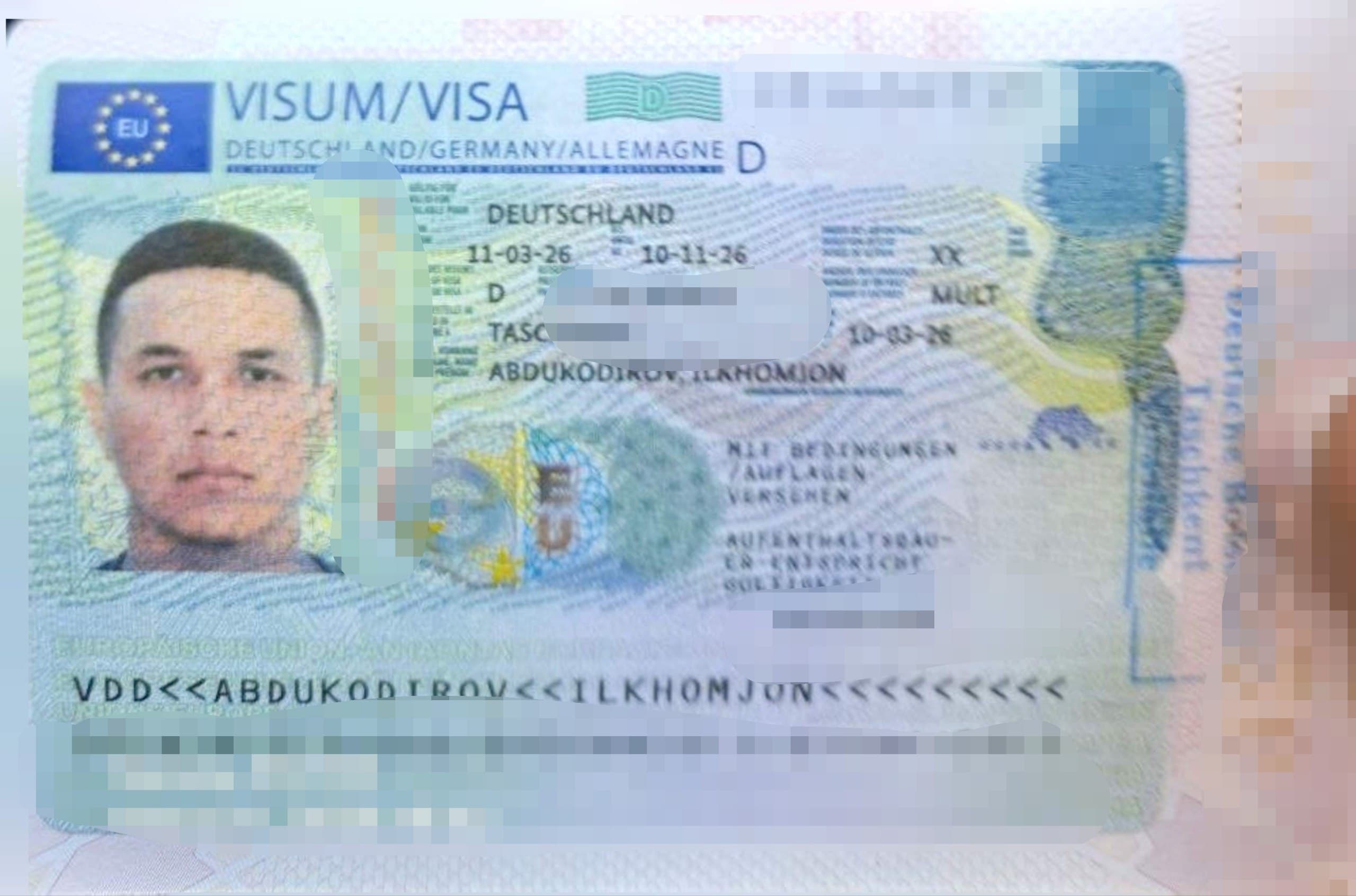 Abdukodirov Ilkhomjon, Germaniya